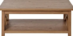 Jahnke Couchtisch »CHALET COFFEE« 1 Stk. tlg. Couchtisch, Kaffetisch, mit Ablageboden, Landhausstil, X-Design