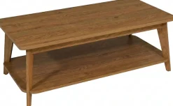 Jahnke Couchtisch »SIXTY COFFEE« Couchtisch, 2 Ebenen, Skandi, Eiche-Optik & Marmor-Look, Breite:110 cm