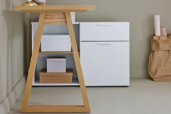 Jahnke Eckschreibtisch »CLUB C 130 E« Eckschreibtisch, wechselseitig montierbar, Breite 130 cm