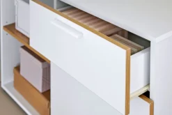Jahnke Eckschreibtisch »CLUB C 130 E« Eckschreibtisch, wechselseitig montierbar, Breite 130 cm
