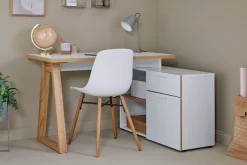Jahnke Eckschreibtisch »CLUB C 130 E« Eckschreibtisch, wechselseitig montierbar, Breite 130 cm