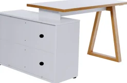 Jahnke Eckschreibtisch »CLUB C 130 E« Eckschreibtisch, wechselseitig montierbar, Breite 130 cm