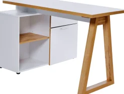 Jahnke Eckschreibtisch »CLUB C 130 E« Eckschreibtisch, wechselseitig montierbar, Breite 130 cm
