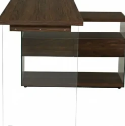 Jahnke Eckschreibtisch »LUX C 15 E« Eckschreibtisch,Glas,wechselseitig montierbar,2 Schubladen,B:145 cm