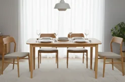 Jahnke Esstisch »DINE SCAN« Esstisch, ausziehbar, Massivholz, Skandi-Look, B:180-219 cm