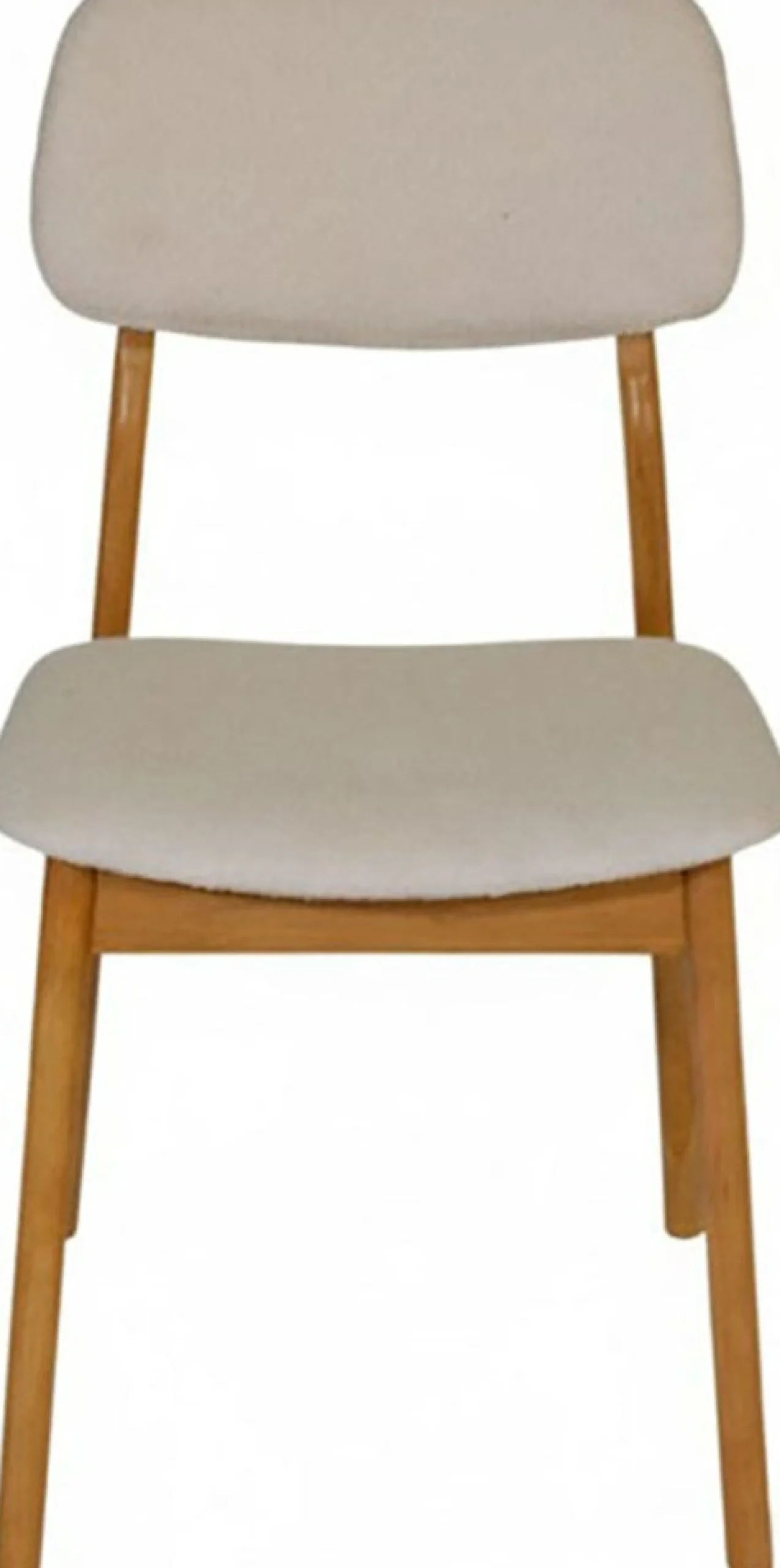 Jahnke Esszimmerstuhl »JOY SIT DUO« (Set) Esszimmerstuhl (2er Set), Massivholz, Boucle-Stoff,bis 110kg belastbar
