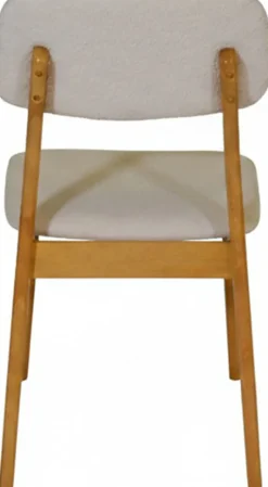 Jahnke Esszimmerstuhl »JOY SIT DUO« (Set) Esszimmerstuhl (2er Set), Massivholz, Boucle-Stoff,bis 110kg belastbar