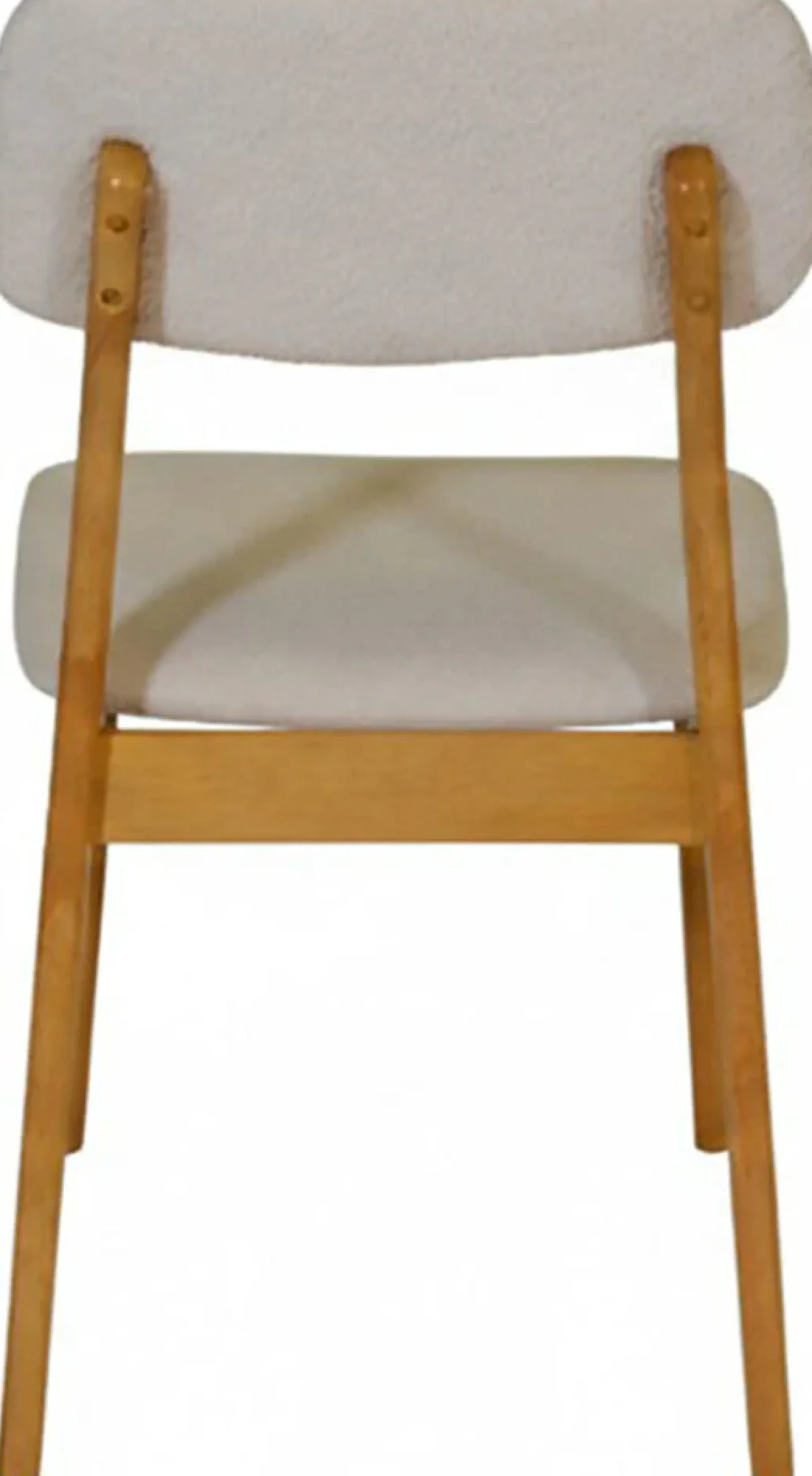 Jahnke Esszimmerstuhl »JOY SIT DUO« (Set) Esszimmerstuhl (2er Set), Massivholz, Boucle-Stoff,bis 110kg belastbar
