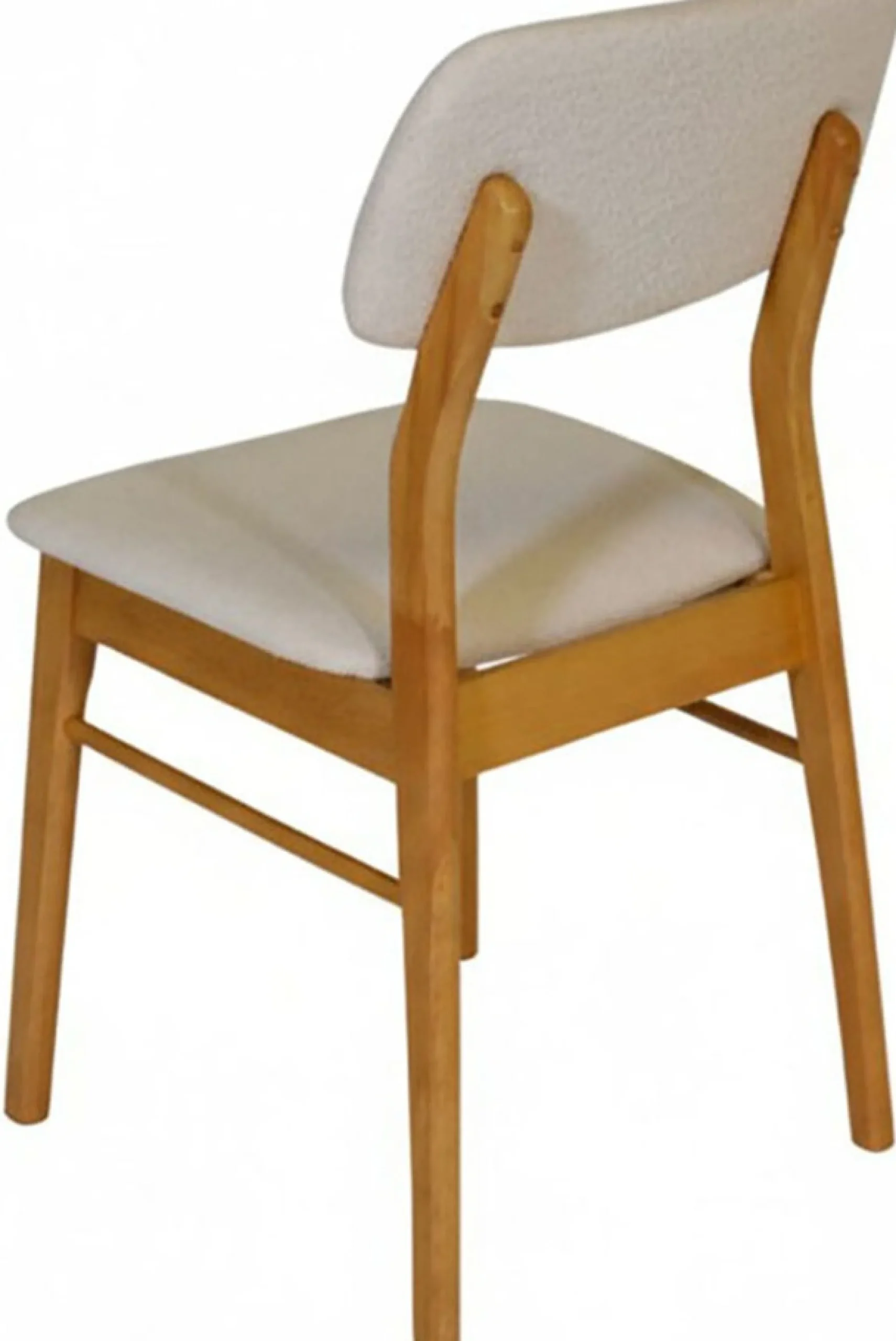 Jahnke Esszimmerstuhl »JOY SIT DUO« (Set) Esszimmerstuhl (2er Set), Massivholz, Boucle-Stoff,bis 110kg belastbar