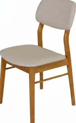 Jahnke Esszimmerstuhl »JOY SIT DUO« (Set) Esszimmerstuhl (2er Set), Massivholz, Boucle-Stoff,bis 110kg belastbar