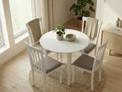 Jahnke Esszimmerstuhl »LITE SIT DUO« (Set) Esszimmerstuhl (2er Set), Massivholz, Samt-Stoff, bis 110 kg belastbar