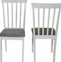 Jahnke Esszimmerstuhl »LITE SIT DUO« (Set) Esszimmerstuhl (2er Set), Massivholz, Samt-Stoff, bis 110 kg belastbar