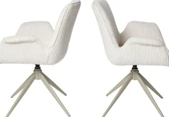 Jahnke Schalenstuhl »BAT TWIST DUO« () 2er Set, drehbar, gepolstert, mit Armlehnen, B:66xT:60,5xH:85 cm