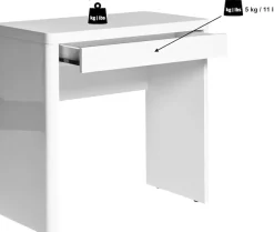 Jahnke Schreibtisch »CU-LIBRE 80« 1 Stk. tlg. Schreib-oder Konsolentisch mit Schublade, Breite ca. 79 cm