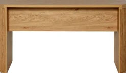 Jahnke Schreibtisch »MOON D 150« Schreibtisch, 1 Tür & 2 Schubladen, Aluminium Griffe, Breite: 148 cm