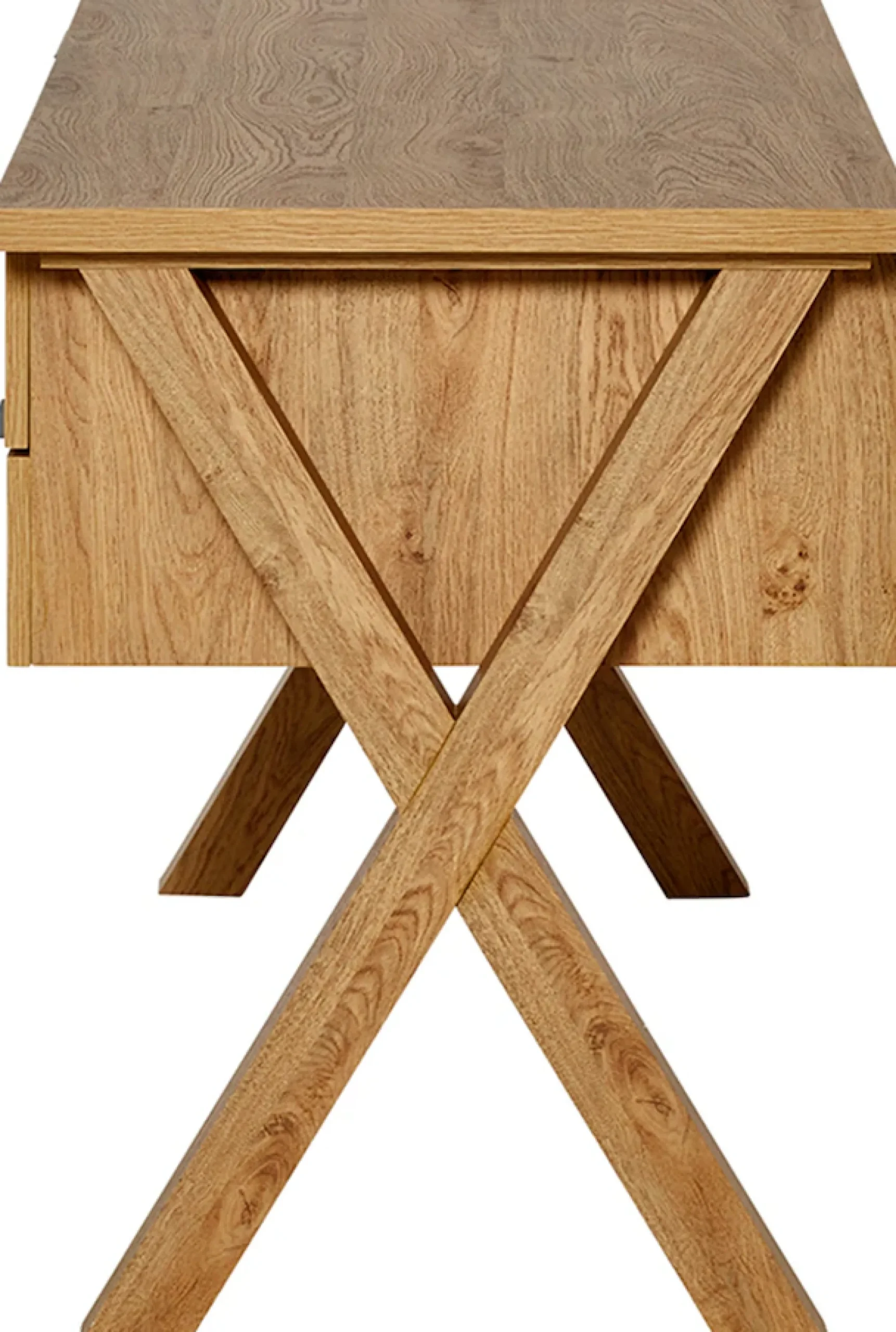 Jahnke Schreibtisch »X-CLUB D 15« 1 Stk. tlg. große Arbeitsfläche, stabiles X-Gestell, Stauraum, Breite ca. 146 cm