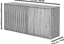 Jahnke Sideboard »FLOW SB 150« 1 Stk. tlg. Sideboard, 2 Schiebetüren, Breite 150 cm