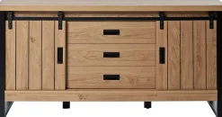 Jahnke Sideboard »SLIDE SBS 150« 1 Stk. tlg. Sideboard mit 2 Schiebetüren, Metallgestell, Breite ca. 150cm