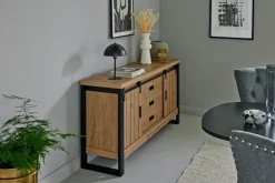 Jahnke Sideboard »SLIDE SBS 150« 1 Stk. tlg. Sideboard mit 2 Schiebetüren, Metallgestell, Breite ca. 150cm