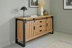 Jahnke Sideboard »SLIDE SBS 150« 1 Stk. tlg. Sideboard mit 2 Schiebetüren, Metallgestell, Breite ca. 150cm