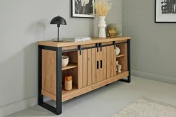 Jahnke Sideboard »SLIDE SBS 150« 1 Stk. tlg. Sideboard mit 2 Schiebetüren, Metallgestell, Breite ca. 150cm
