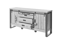 Jahnke Sideboard »SLIDE SBS 150« 1 Stk. tlg. Sideboard mit 2 Schiebetüren, Metallgestell, Breite ca. 150cm