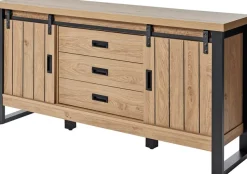 Jahnke Sideboard »SLIDE SBS 150« 1 Stk. tlg. Sideboard mit 2 Schiebetüren, Metallgestell, Breite ca. 150cm