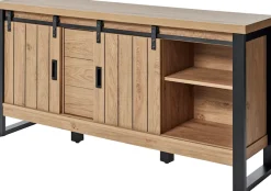 Jahnke Sideboard »SLIDE SBS 150« 1 Stk. tlg. Sideboard mit 2 Schiebetüren, Metallgestell, Breite ca. 150cm