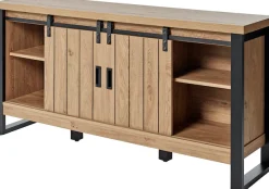 Jahnke Sideboard »SLIDE SBS 150« 1 Stk. tlg. Sideboard mit 2 Schiebetüren, Metallgestell, Breite ca. 150cm