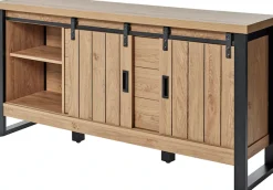 Jahnke Sideboard »SLIDE SBS 150« 1 Stk. tlg. Sideboard mit 2 Schiebetüren, Metallgestell, Breite ca. 150cm
