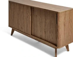 Jahnke Sideboard »WAVE SBS 145« 1 Stk. tlg. Retro-Stil, mit 2 Schiebetüren, ca. 148 cm