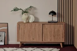 Jahnke Sideboard »WAVE SBS 145« 1 Stk. tlg. Retro-Stil, mit 2 Schiebetüren, ca. 148 cm