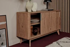 Jahnke Sideboard »WAVE SBS 145« 1 Stk. tlg. Retro-Stil, mit 2 Schiebetüren, ca. 148 cm