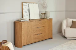 Jahnke TV-Board »MOON TV 175« 1 Stk. tlg. Sideboard, 2 Türen & 3 Schubladen, abgerundet, Breite ca. 160 cm