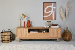 Jahnke TV-Board »WAVE TV 170« 1 Stk. tlg. TV-Board, Retro-Stil, Front in Wellendesign, Breite ca. 170 cm