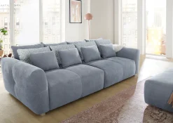 Jockenhöfer Gruppe Big-Sofa »Gulliver, B: 298 cm« mit Zierkissen, Federkernpolsterung für angenehmen Sitzkomfort