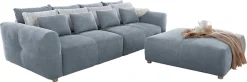 Jockenhöfer Gruppe Big-Sofa »Gulliver, B: 298 cm« mit Zierkissen, Federkernpolsterung für angenehmen Sitzkomfort