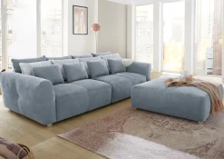 Jockenhöfer Gruppe Big-Sofa »Gulliver, B: 298 cm« mit Zierkissen, Federkernpolsterung für angenehmen Sitzkomfort