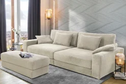Jockenhöfer Gruppe Big-Sofa »Milano XXL, B: 290 cm« mit Zierkissen, Relaxfläche 120x240 cm, Federkern