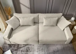 Jockenhöfer Gruppe Big-Sofa »Milano XXL, B: 290 cm« mit Zierkissen, Relaxfläche 120x240 cm, Federkern