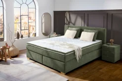 Jockenhöfer Gruppe Boxspringbett »Ronja, inkl. 7-Zonen-TTFK-Matratzen, Kaltschaum-Topper« inkl. 4 Kissen, 180x200 cm, verschiedene Härtegrade wählbar