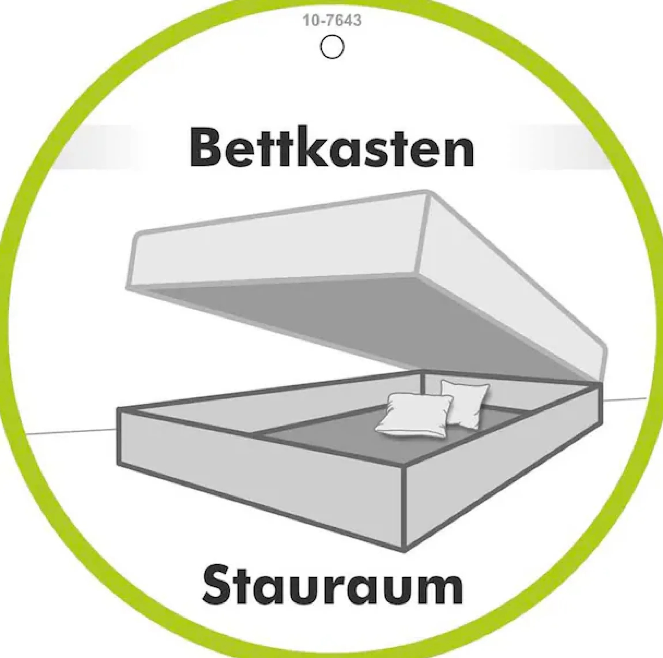 Jockenhöfer Gruppe Boxspringbett »AMY mit Bettkasten, inkl. Taschenfederkernmatratze Härtegrad H3 bis H4« mit 6 cm Kaltschaum-Topper, Cord-Bezug, 180x200 und 200x200 cm