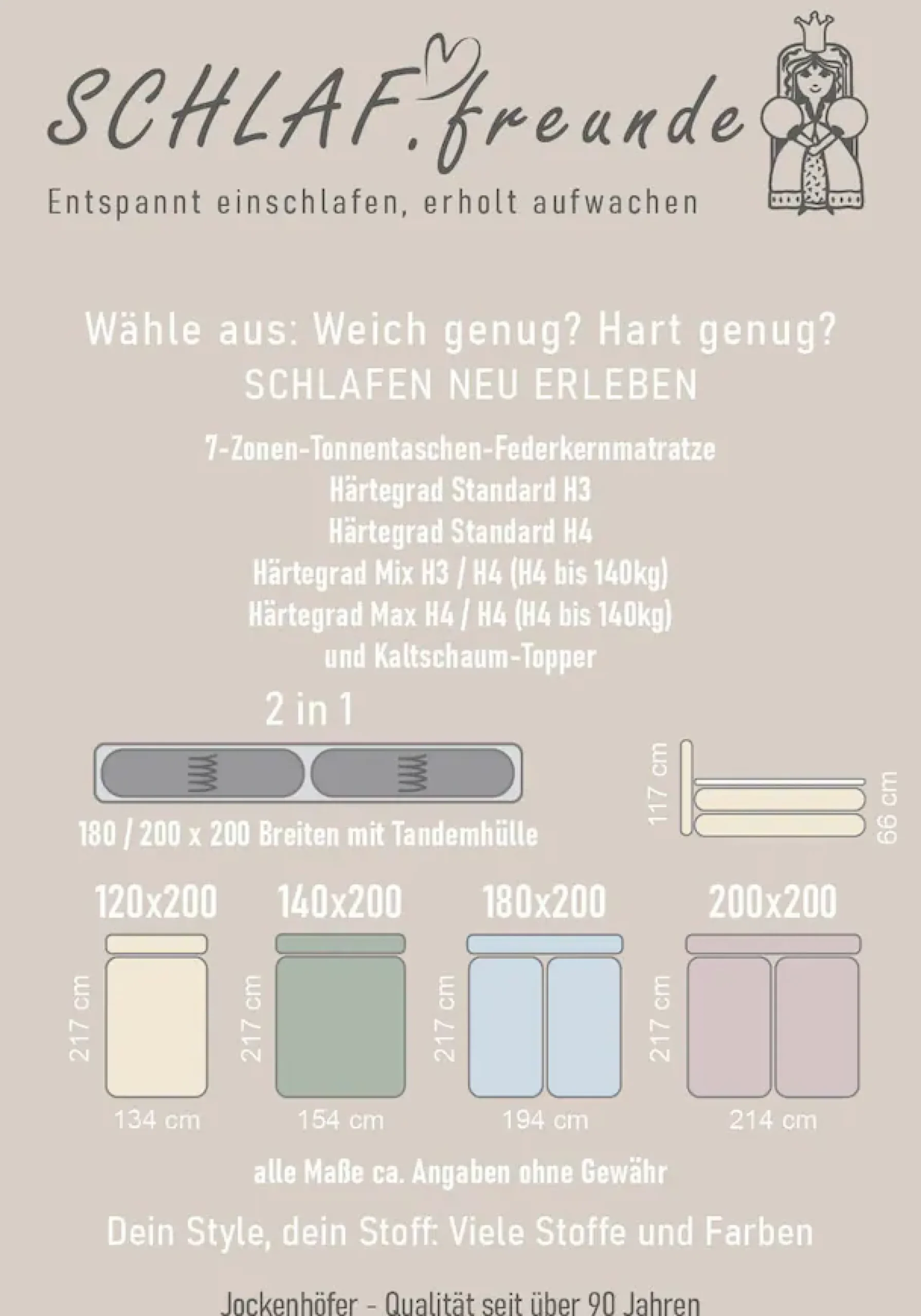 Jockenhöfer Gruppe Boxspringbett »AMY mit Bettkasten, inkl. Taschenfederkernmatratze Härtegrad H3 bis H4« mit 6 cm Kaltschaum-Topper, Cord-Bezug, 180x200 und 200x200 cm