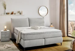 Jockenhöfer Gruppe Boxspringbett »Hacienda, Breite 180cm ,erhältlich in verschiedenen Farben« 7-Zonen-TTFK-Matratze, KS-Topper, verschiedene Härtegrade wählbar