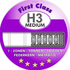 Jockenhöfer Gruppe Boxspringbett »Isabella, in 160x200cm oder 180x200 cm, Härtegrade wählbar« inkl. 7-Zonen-TTFK-Matratze und Kaltschaumtopper