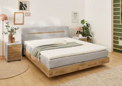 Jockenhöfer Gruppe Boxspringbett »Hetty erhältlich in der Größe 180x200cm« schwebende Optik, 7-Zonen-Matratze, Topper, mehrere Härtegrade wählbar