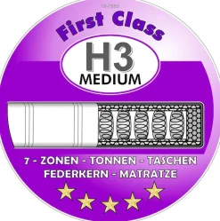 Jockenhöfer Gruppe Boxspringbett »Scarlett mit einer hochwertigen 7-Zonen-Tonnentaschenfederkernmatratze« H3, H3/H4 oder H4,und einem 9cm Kaltschaum-Topper