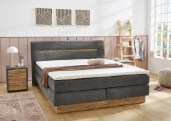Jockenhöfer Gruppe Boxspringbett »Nika erhältlich in der Größe 180x200cm« mit Bettkasten, 7-Zonen-Matratze, Topper, mehrere Härtegrade wählbar