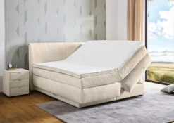 Jockenhöfer Gruppe Boxspringbett »Caren, Breite 180cm, mit großem Bettkasten/Stauraum« 7-Zonen-TTFK-Matratze, KS-Topper, verschiedene Härtegrade wählbar