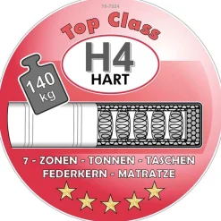 Jockenhöfer Gruppe Boxspringbett »Caren, Breite 180cm, mit großem Bettkasten/Stauraum« 7-Zonen-TTFK-Matratze, KS-Topper, verschiedene Härtegrade wählbar